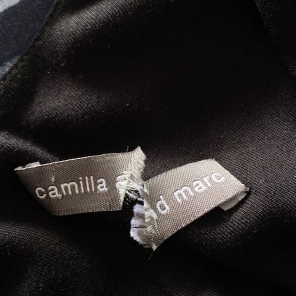 CAMILLA AND MARC LBD - DRAPED QUILTED PEPLUM DETAIL - SIZE 6-8 - STRETCH - Picture 6 of 6